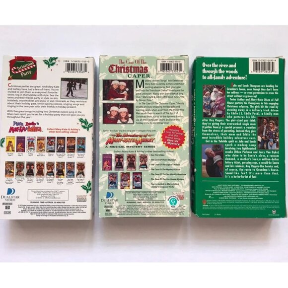 1990s Mary Kate and Ashley Olsen VHS Videos Christmas Specials - Picture 3 of 3